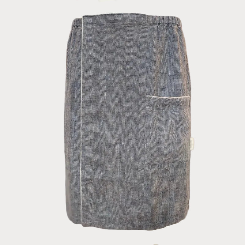Linen Sauna Skirt for Men