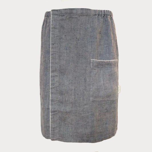 Linen Sauna Skirt for Men