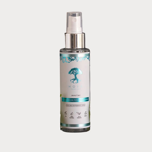 Bio-Pfefferminzspray | 100 % Kräuter-Destillat | Sofort-Kühlung & Fokus