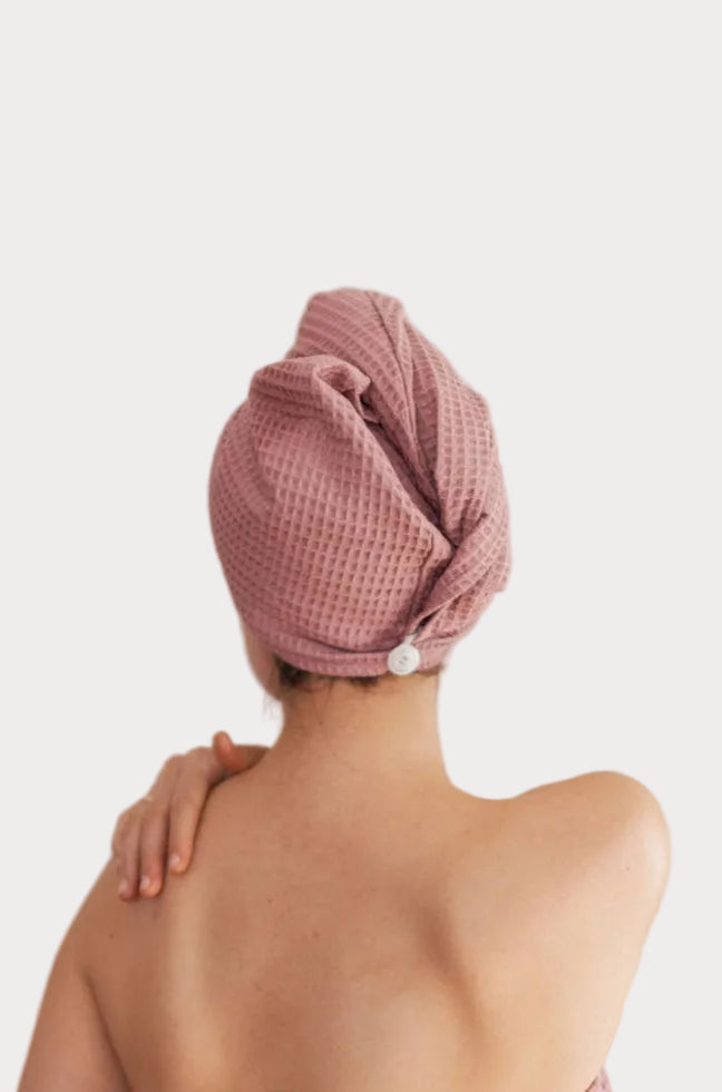 Cotton Waffle Hair Towel/Turban