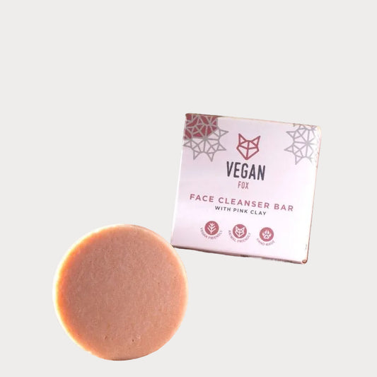 Face Cleanser Bar With Pink Clay, 50g