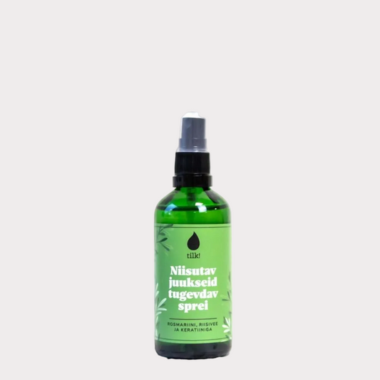 Rosmarin & Reiswasser Haarspray | Fermentiertes Reiswasser & Keratin | Anti-Frizz