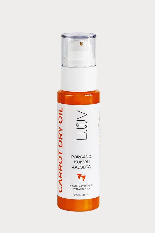 Natural Carrot Dry Oil With Aloe Vera, 100ml