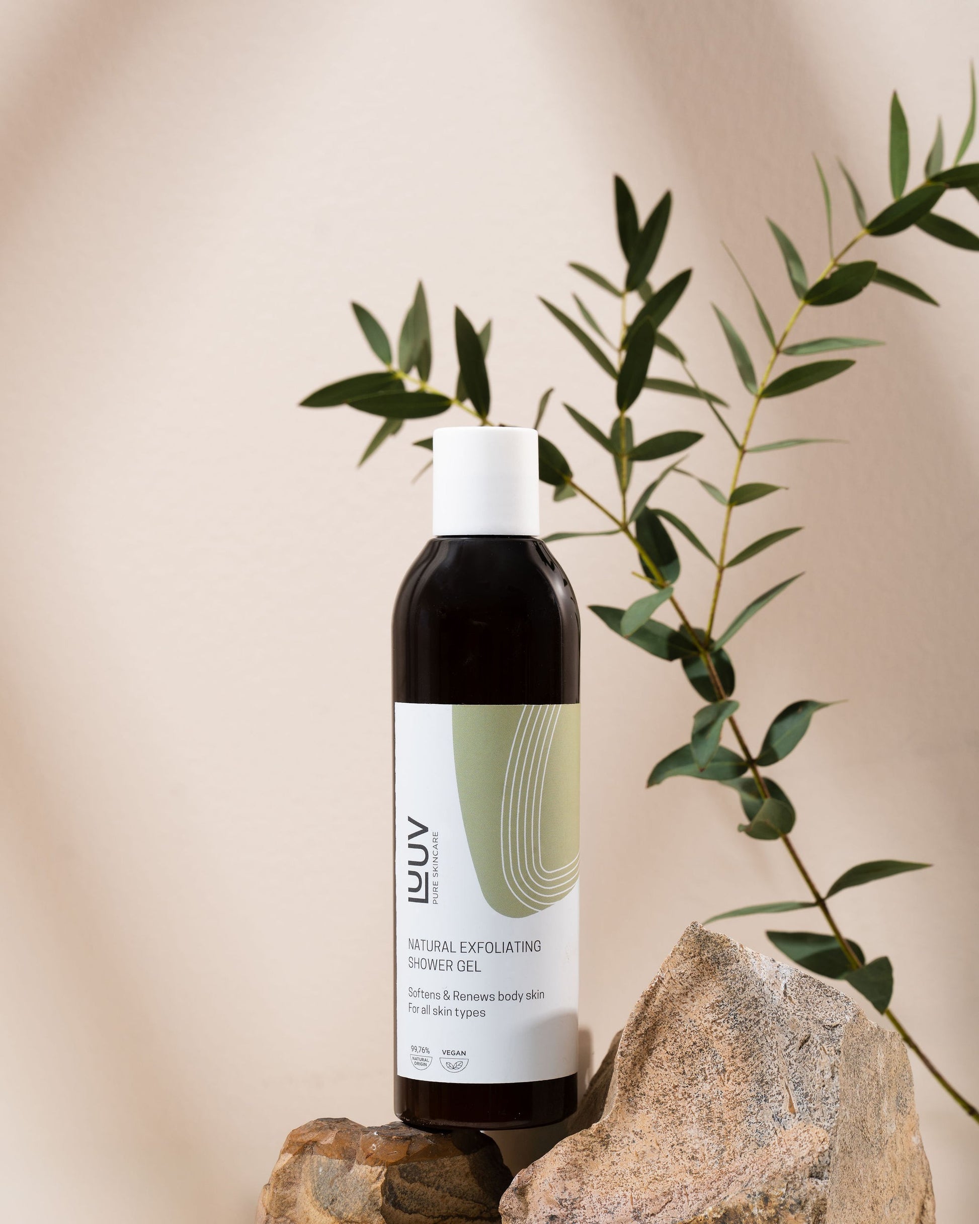Natural Exfoliating Shower Gel, 200ml